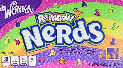 Wonka Rainbow Nerds - Kino Box 141.7g