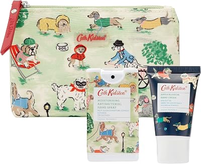 Cath Kidston Park Dogs Cosmetic Pouch 30ml Hand Cream 15ml Spray Cruelty Free