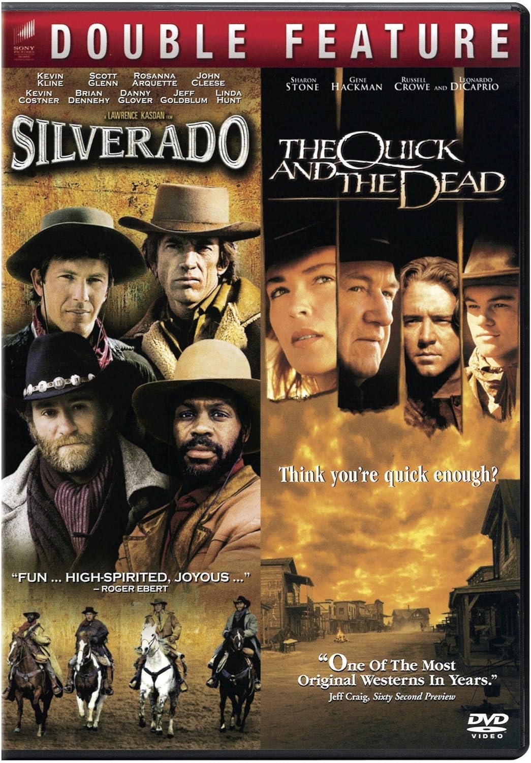The Quick The Dead Silverado Sous Titres Francais Import Amazon Ca Gene Hackman Kevin Kline Kevin Costner Sharon Stone Scott Glenn Sam Raimi Lawrence Kasdan Dvd