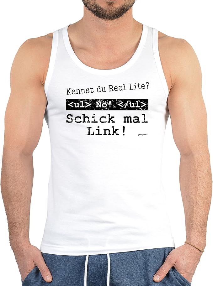 Herren Tank Top Sprüche Kennst du/kennst du
