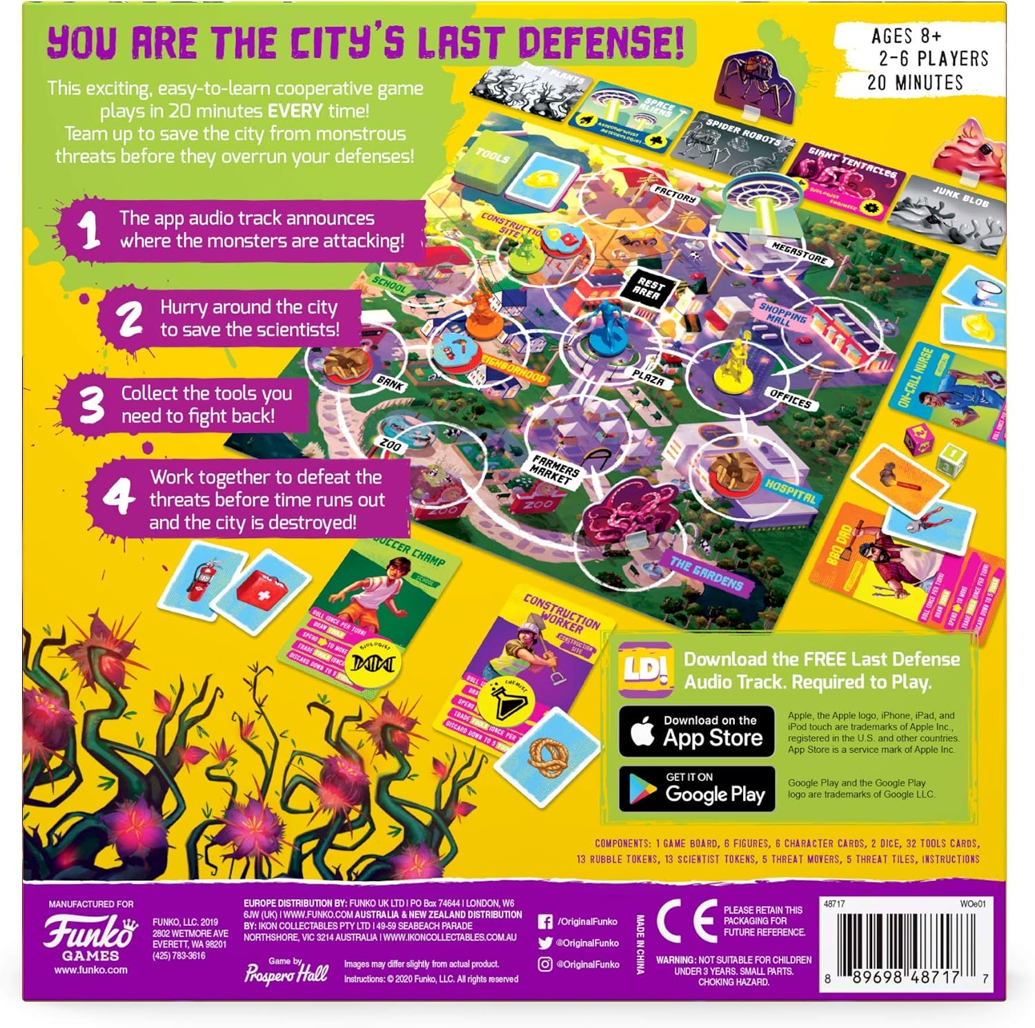 Funko Games Funko Board Signature Last Defense Game, Light Strategy Board Game for Children & Adults (Ages 10+), 2-4 Players - Image 3
