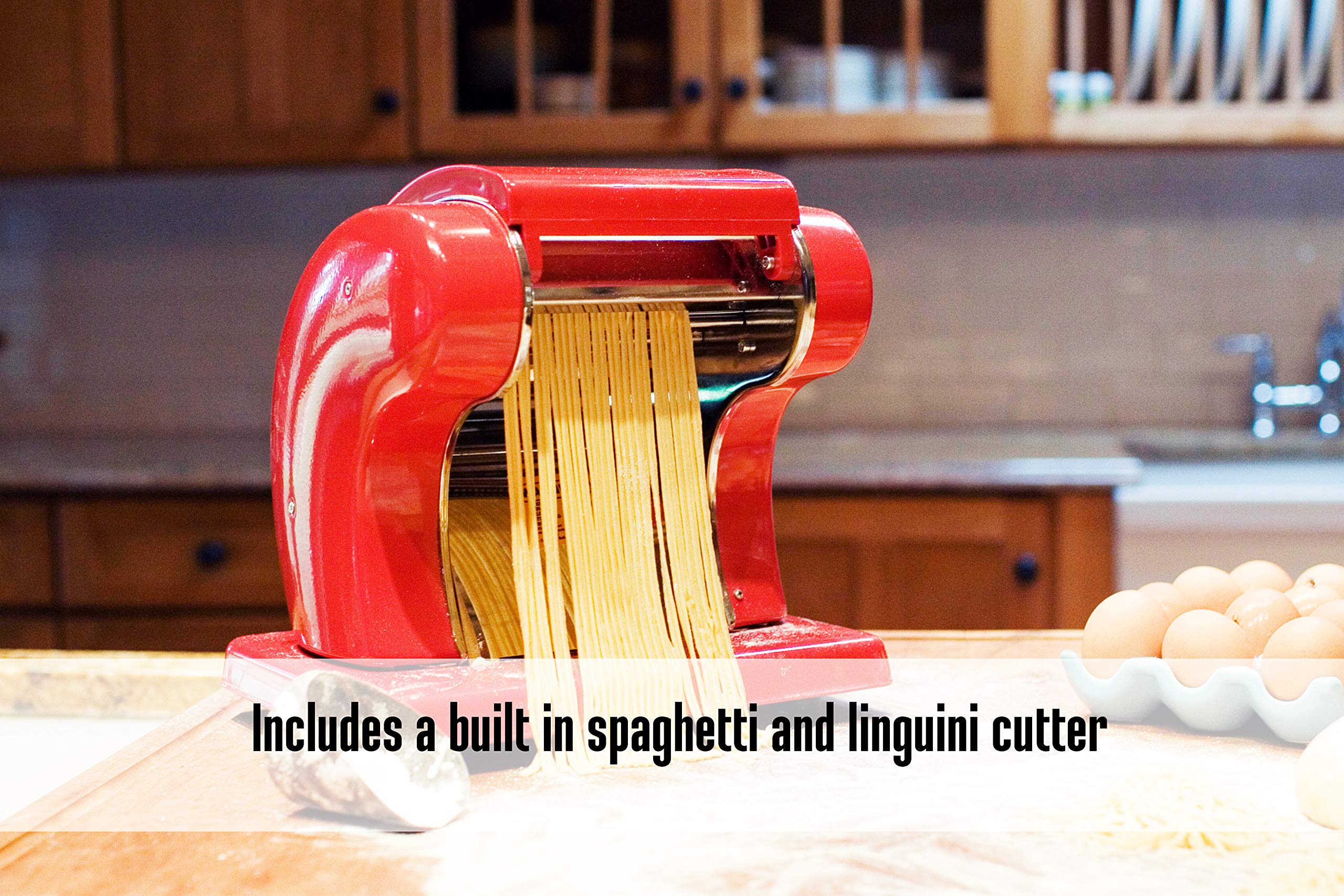 Weston 010601W Electric Pasta Machine, Red Buy Online in UAE