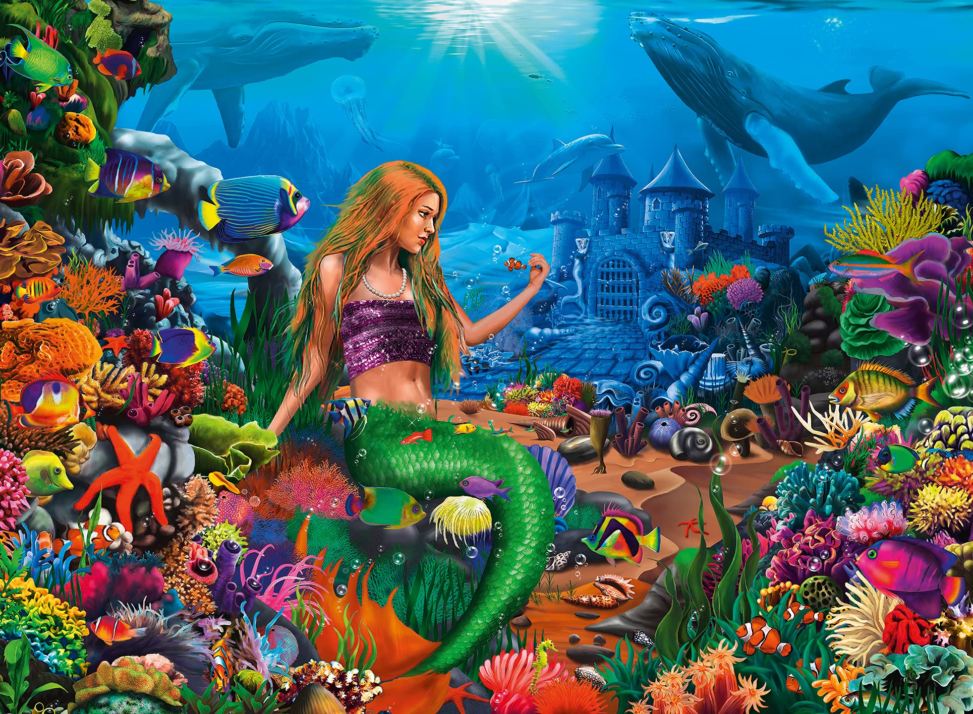 Ravensburger Mermaid Queen 200 Piece Jigsaw Puzzles for Kids Age 8 Years Up - Extra Large Pieces Multi-coloured, 12987