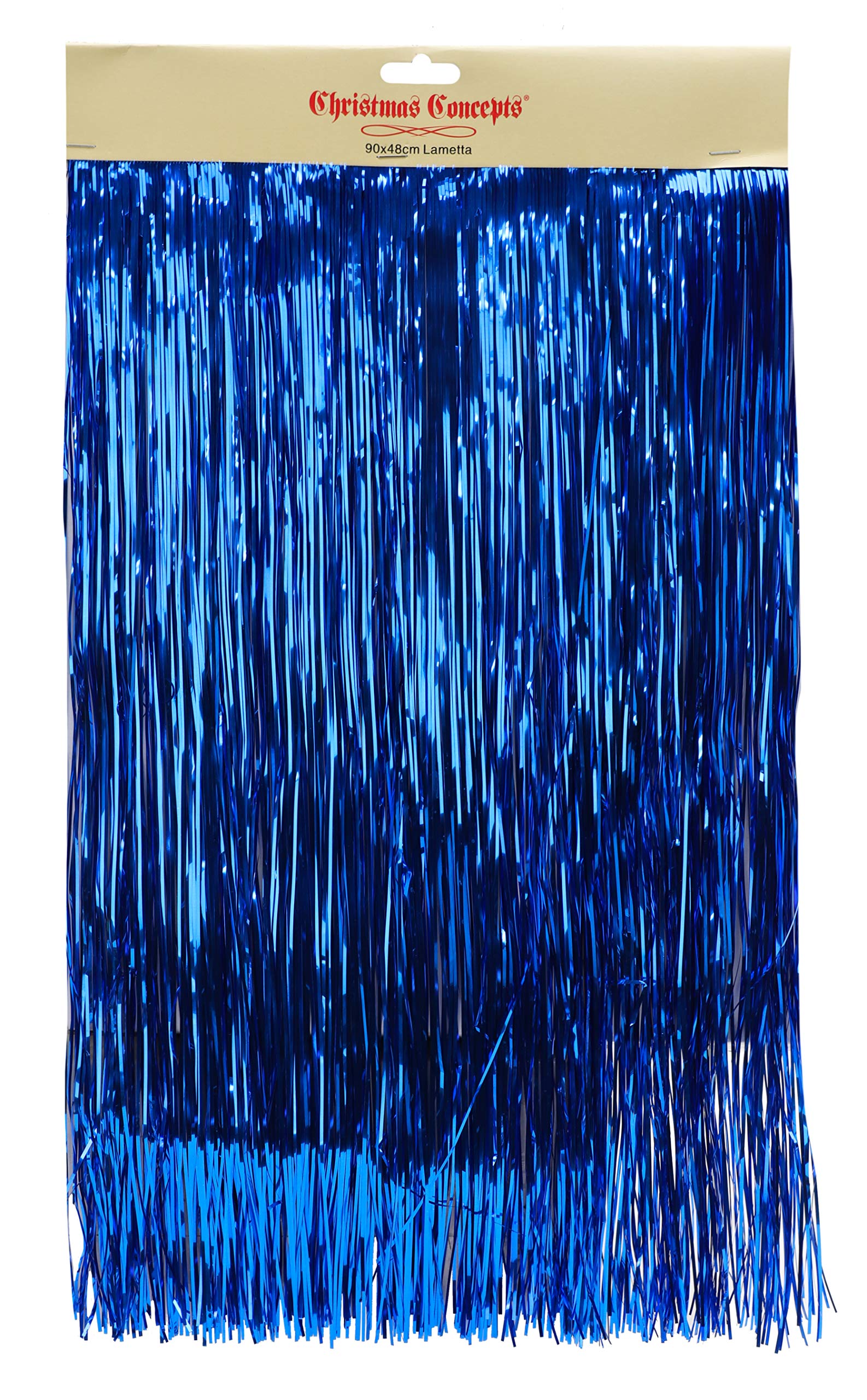 Christmas Concepts® Shiny Lametta - Christmas Tree Decorations (Royal Blue)