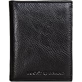 Lucky Brand Men's Bifold Wallet | ID Window | Card Slots | Genuine Leather | Organization | Durable | Stylish