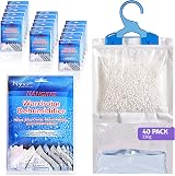 Nyxi Set of 40 Hanging Interior Dehumidifier Bags 230g Each