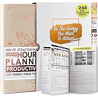 Law of Attraction Planner - Deluxe Weekly, Monthly Planner, Journey to Increase Productivity & Happiness - Life Organizer, Gr