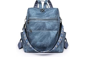 Qyoubi Women's Fashion Backpack Purse Multipurpose Large Capacity Satchel Handbags Shoulder Travel Bags