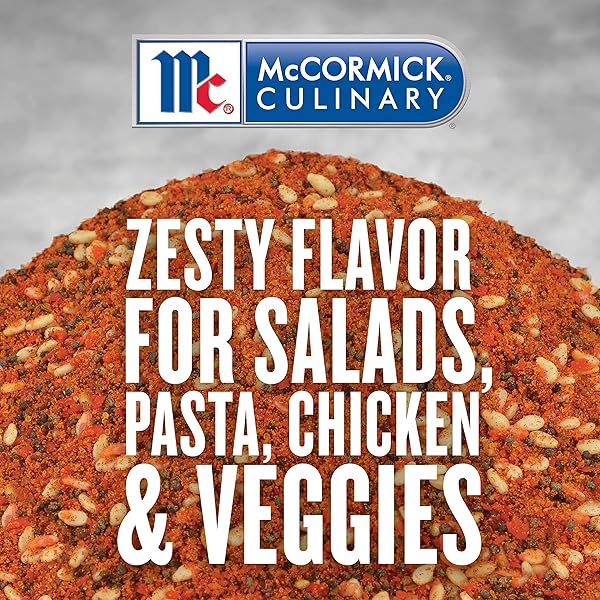 MCCORMICK CULINARY SALAD SUPREME SEASONING, 24 OZ – ONE 24 OUNCE CONTAINER OF SALAD SEASONING WITH HIGH-QUALITY SPICES, USE IN PASTA SALADS, TRADITIONAL SALADS, VEGETABLES AND MORE