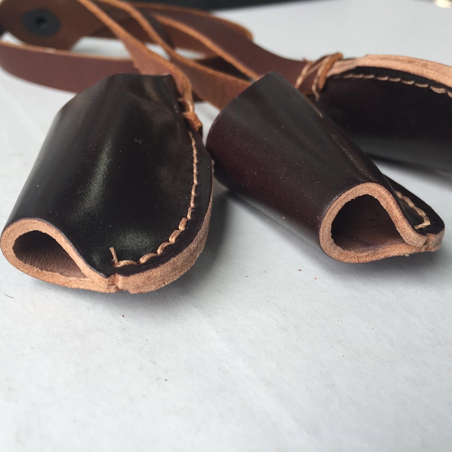 Sports & Outdoors EW Bateman Cordovan Leather Shooting Glove 2 Layer With Insert Archery