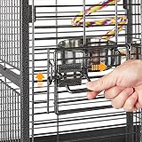 Yaheetech Parrot Cage 156cm Large Bird Cage with Open Top Stand Rolling Wheels view 7