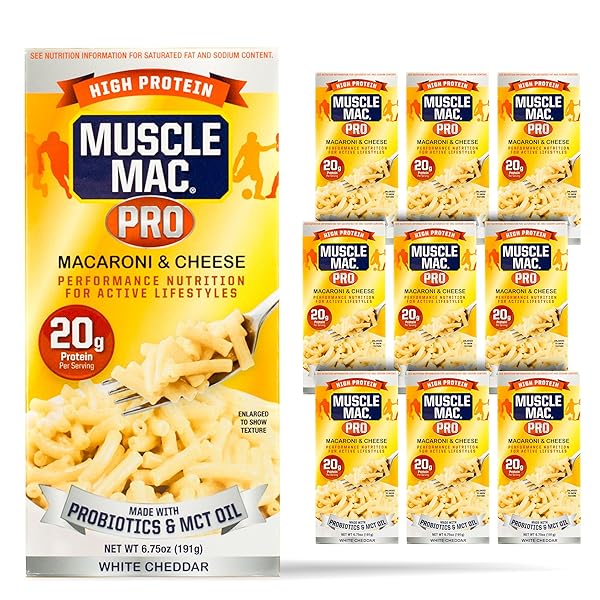 MACARONI AND CHEESE CARTON MADE WITH PROBIOTICS AND...