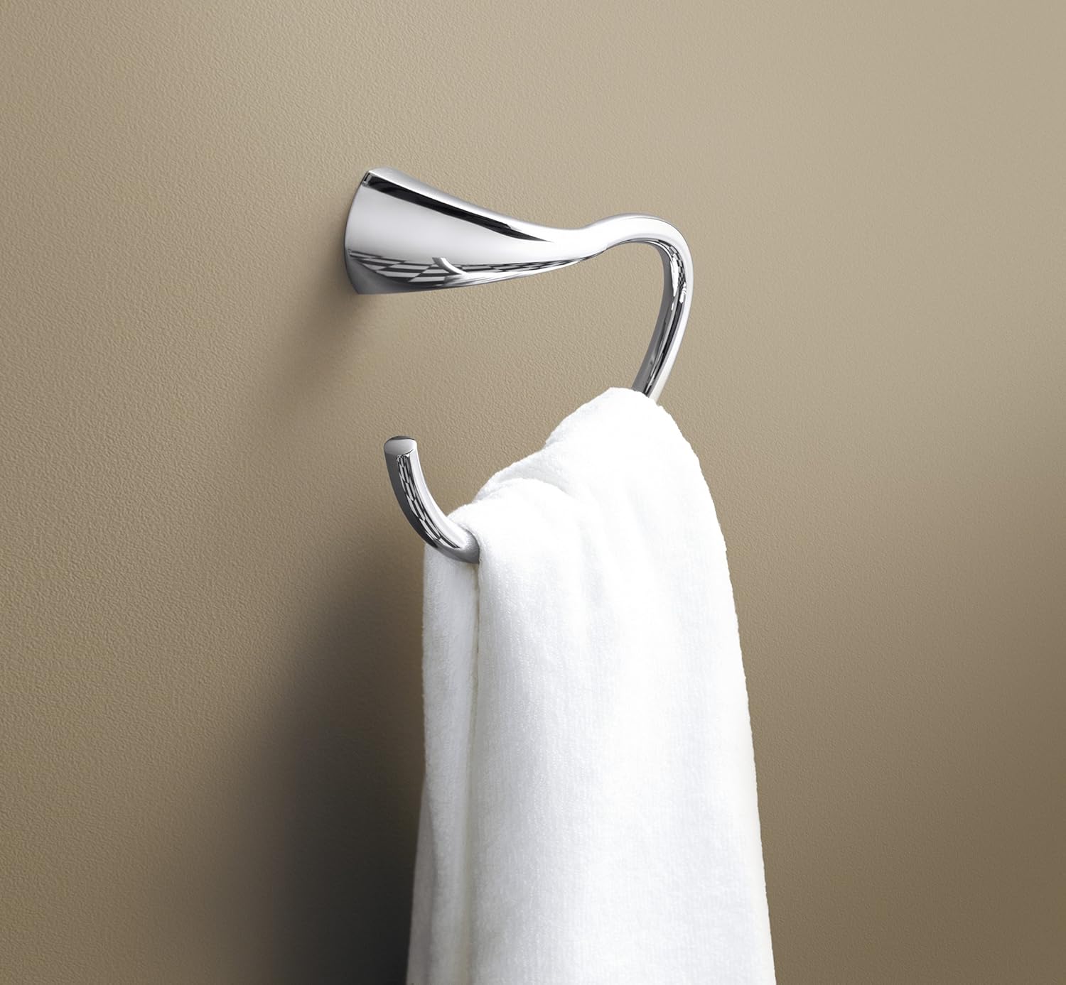 Towel Ring by KOHLER, Bathroom Towel Ring, Alteo Collection, Polished Chrome, K-37057-CP - Kohler Mistos Chrome - 