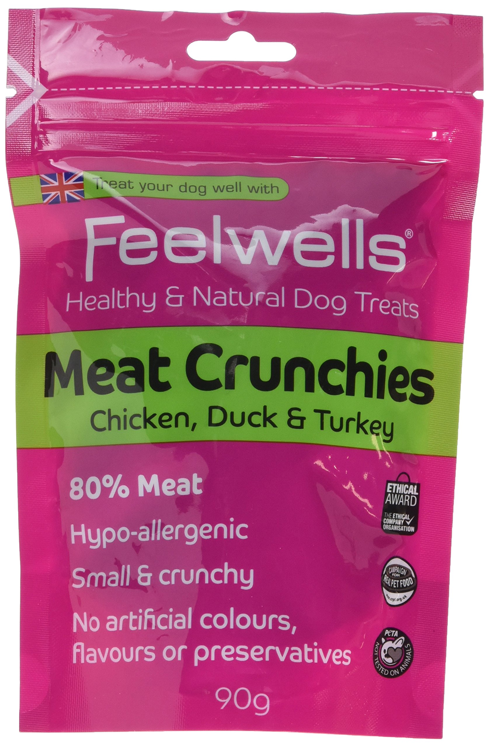 Feelwells Meat Crunchies, 90g, Single unit