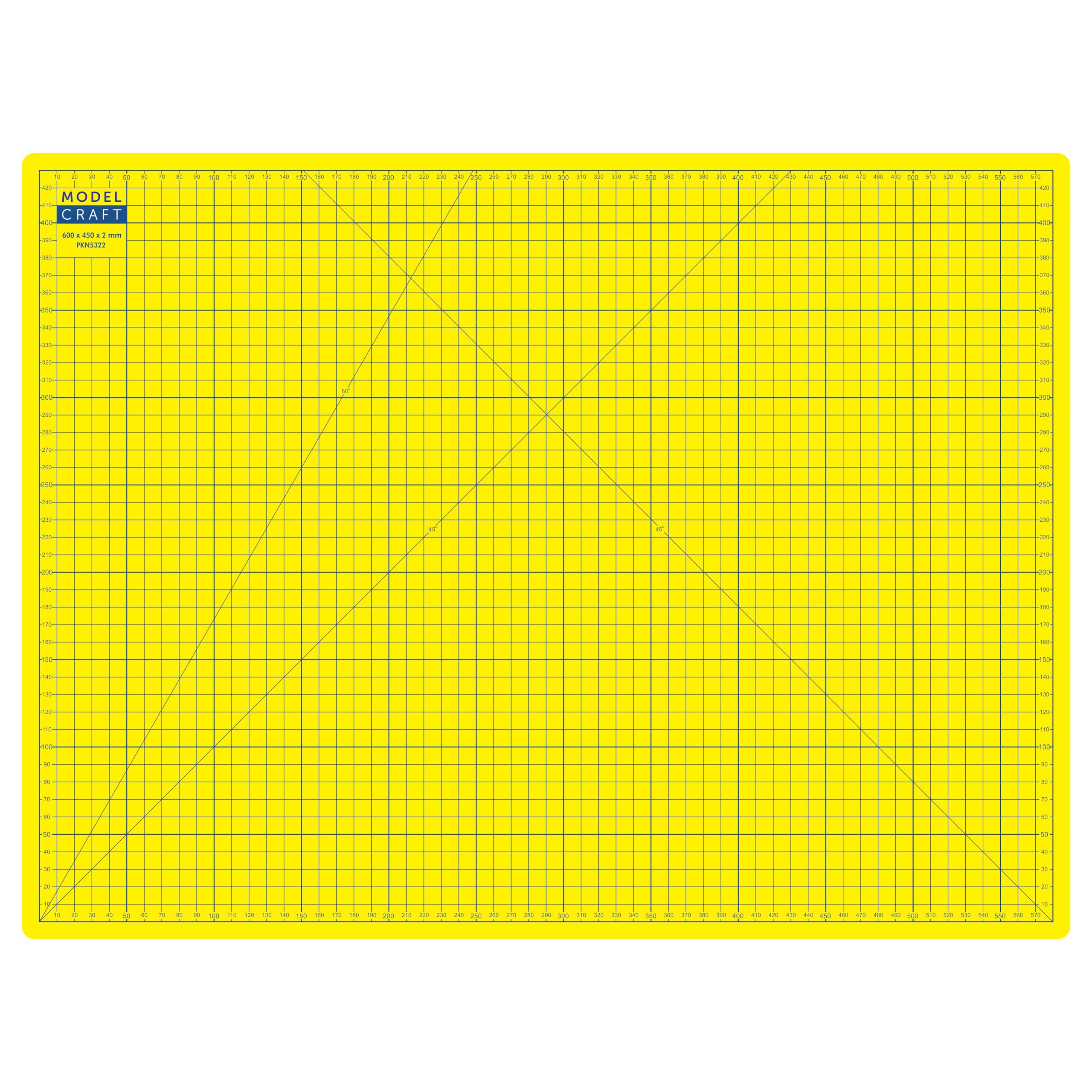 Modelcraft Value Cutting Mat, Yellow, A2