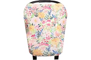 COPPER PEARL Lark Multi-Use Cover: Car Seat, Nursing & Stroller Cover - Stretchy Fabric, All-Season Use, Stylish Designs, Easy Access for Moms
