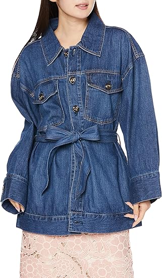 Amazon ランバンオンブルー ジャケット デニムcpoジャケット レディース ブルー 38 コート ジャケット 通販