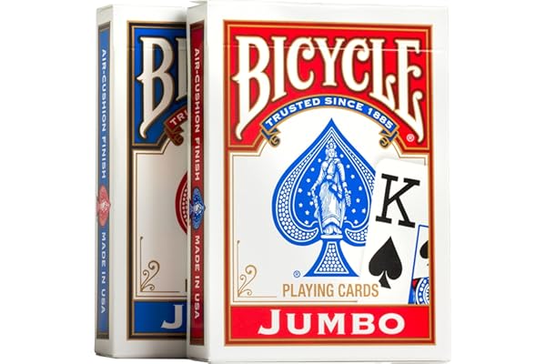 Bicycle Playing Cards, Jumbo Index, Set of 2