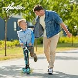 Hurtle 3-Wheeled Scooter Kids Teal Foldable Seat LED Lights Adjustable Handlebar view 7