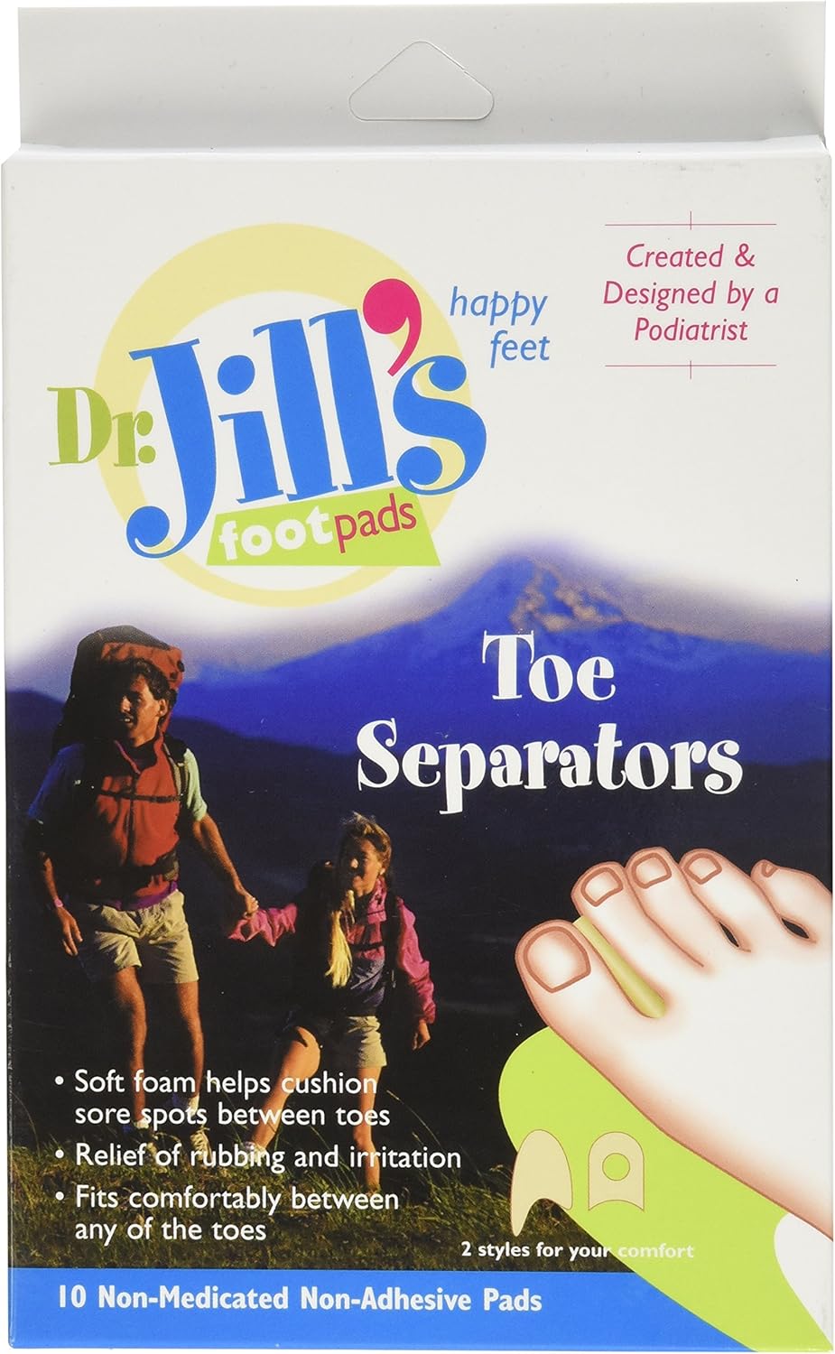 Dr. Jill's FOAM Toe Separators Amazon.co.uk Health & Personal Care