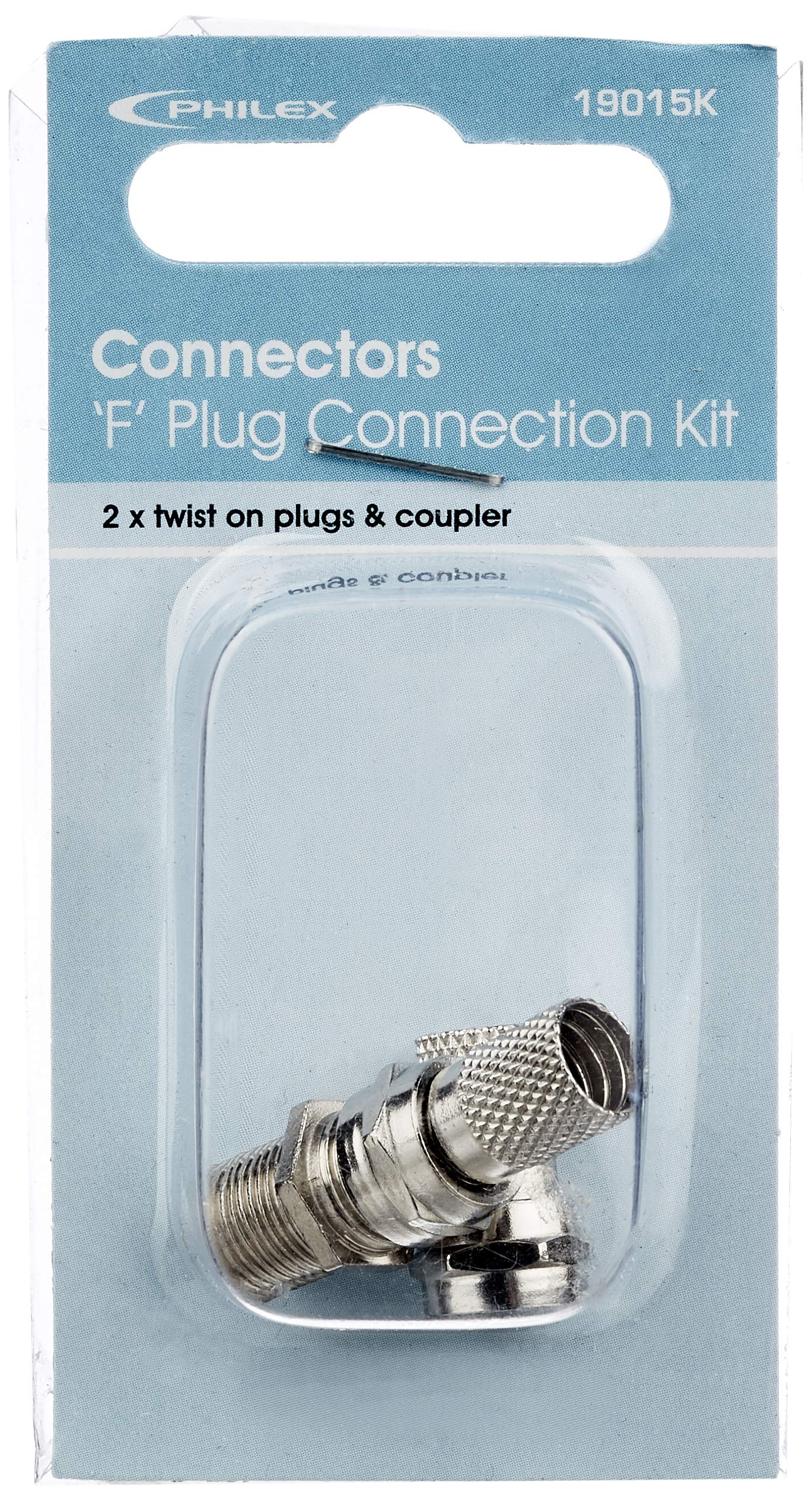Philex 19015KIT F Type Connector Kit, Silver