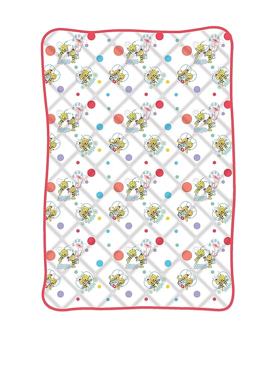 F&T Studio 100 Biene Maja Bettwäsche, Polyester/Baumwolle, Weiß/Pink