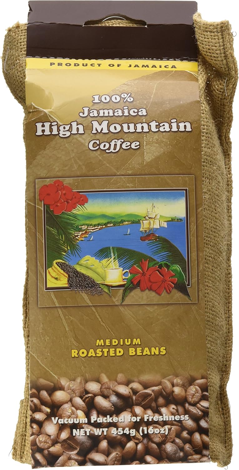 Jamaica High Mountain Coffee Beans 454g Amazon.co.uk Grocery