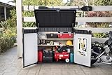 Keter Store It Out Premier XL Outdoor Garden Storage Shed Grey Black 141 x 82 x view 6