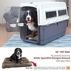 SportPet Designs Plastic Kennels Rolling Plastic