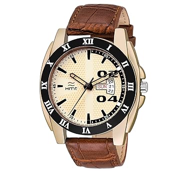Analogue Off-White Dial Mens Watch