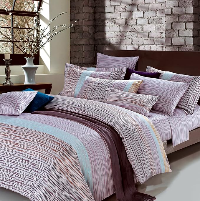 Eikei Geometric Line Design Duvet Quilt Cover Cool Modern