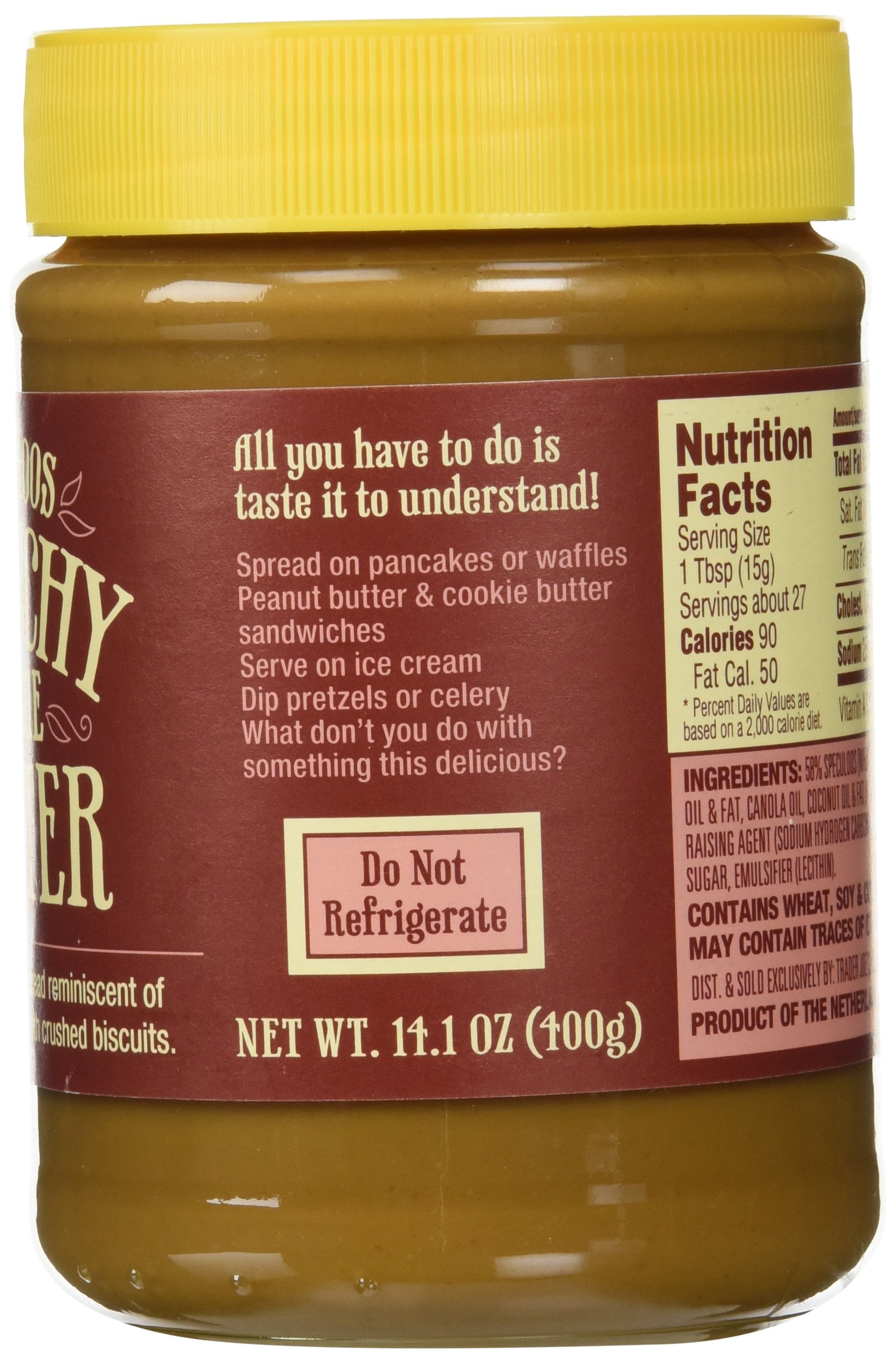 Trader Joe's Speculoos Crunchy Cookie Butter 14.1 ounces Buy Online