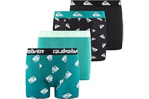 Quiksilver Boys Underwear 4 Pack Boxer Briefs for Boys 6-18 Durable Stretch Breathable Moisture Wicking
