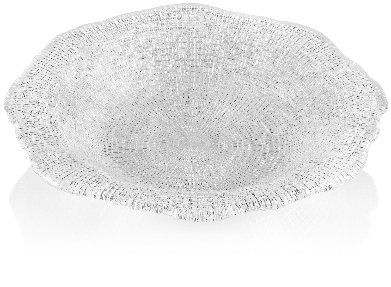 IVV Glassware Diamante Soup Bowl, 91/2Inch
