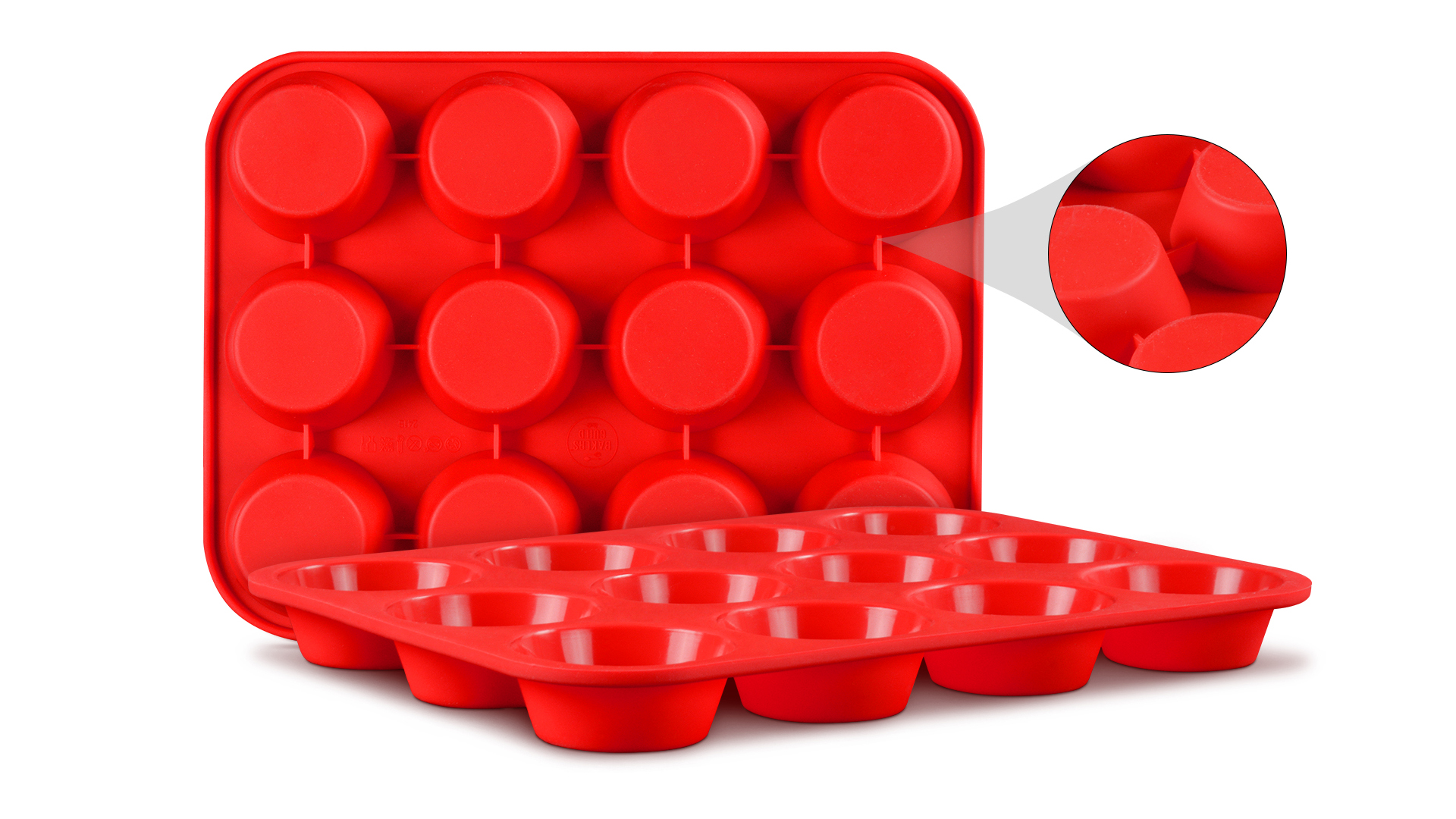 6 SJ+Silicone+Muffin+Pan+Set