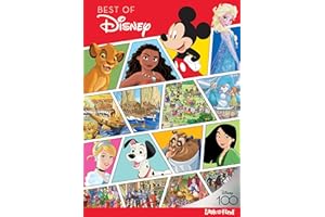 Best of Disney Look and Find Activity Book – Celebrating 100 Years of Wonder - Includes Mickey mouse, Frozen, Princesses, Moana, and More! - PI Kids