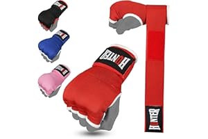 HUNTER Gel Padded Inner Gloves with Hand Wraps for Boxing (Comes in Pair)