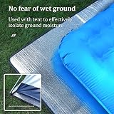 Gwtdtoad 200x200cm Aluminium Foil Camping Mat Insulated Foldable Sleeping Pad view 5