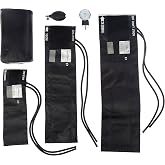 Prestige Medical 882-COM-BLK 3-in-1 Aneroid Sphygmomanometer Set With Carry Case, Black
