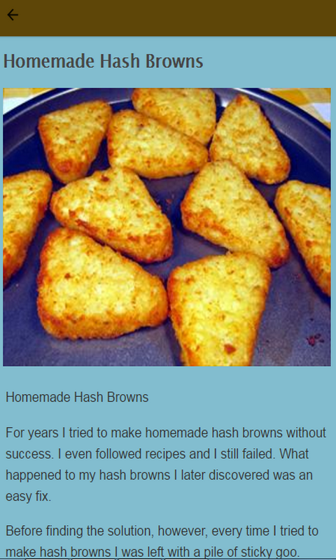 Hash Brown Recipes