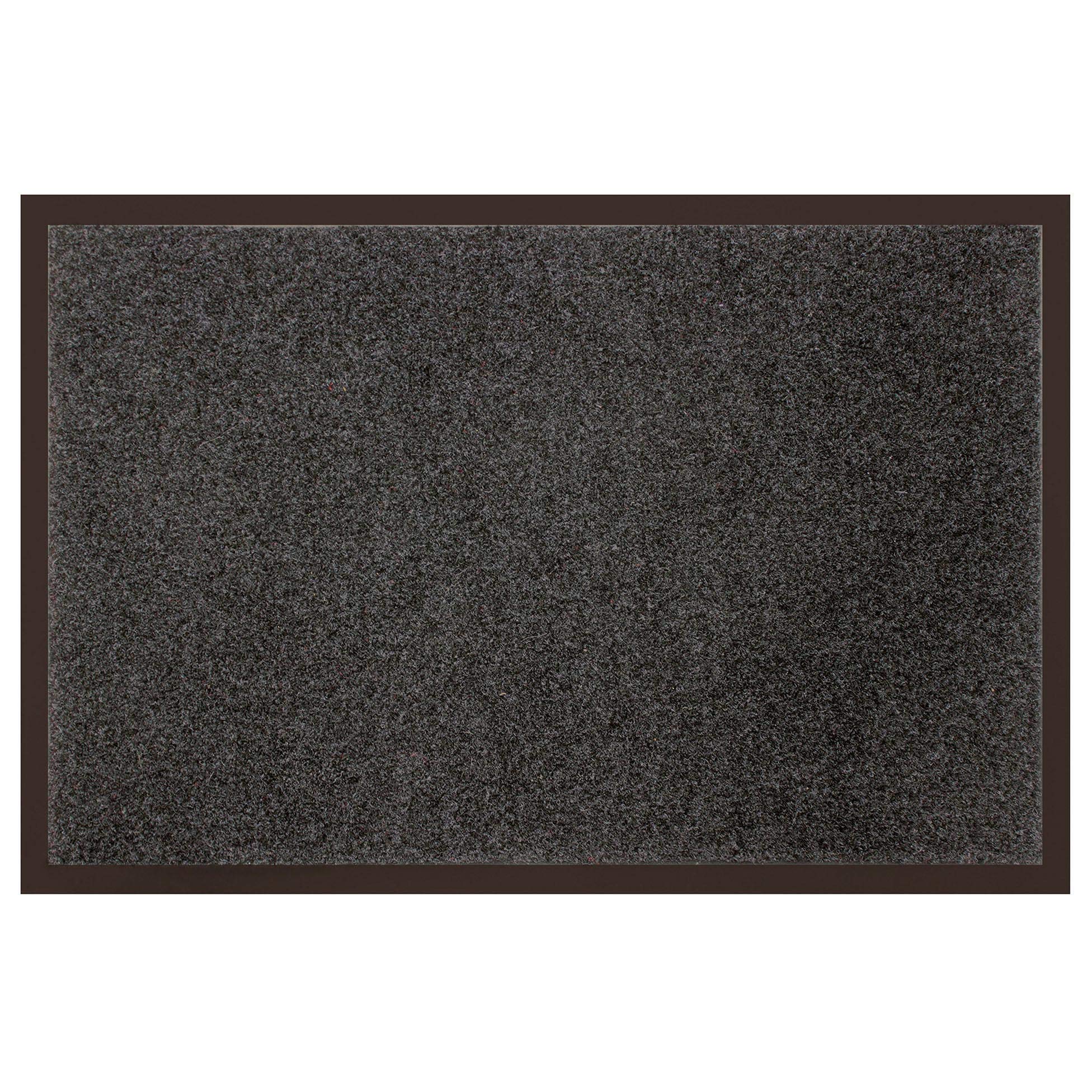Tapis Deco 80 x 120 cm Uni Anti-Dust Doormat, Gris Grey
