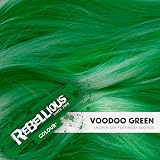 PaintGlow Rebellious Colours Voodoo Green 100ml Vegan Semi Permanent Dye view 4