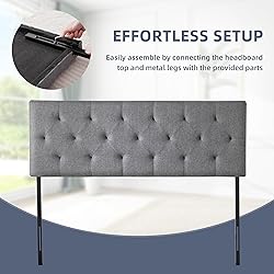 Howjoe Linen Upholstered Headboard Queen