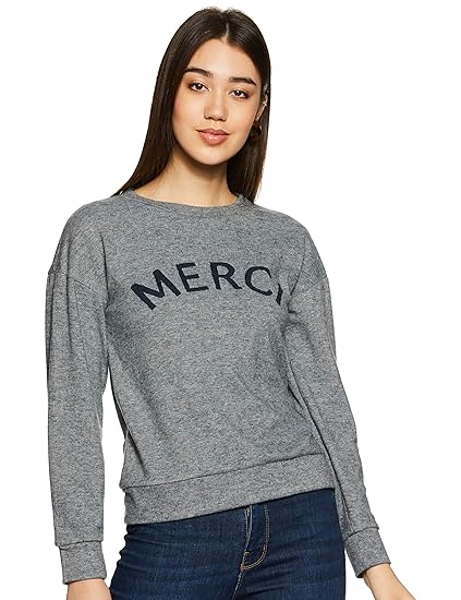 women's slogan sweatshirt