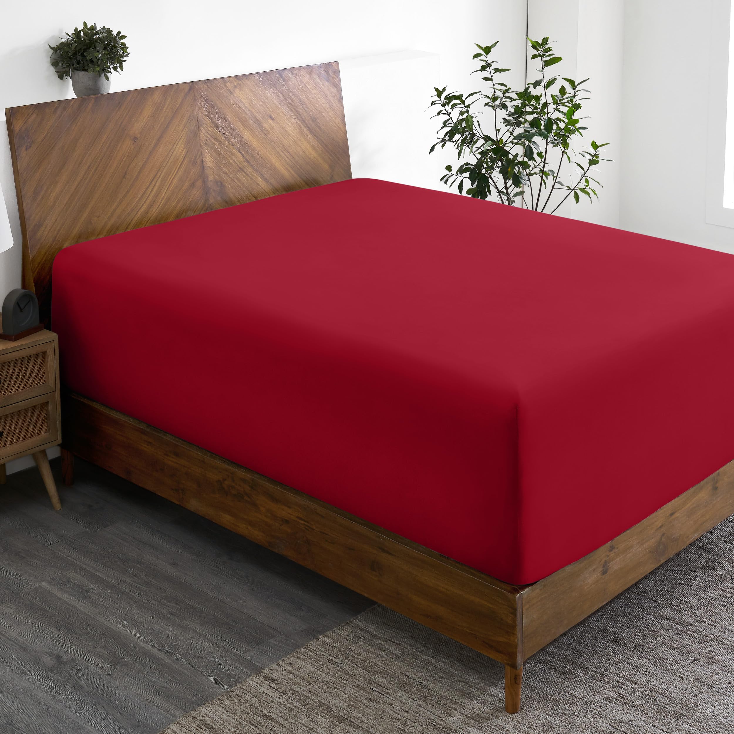 Bare Home Twin XL Fitted Sheet - Extra Deep Pocket