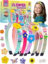 Purple Ladybug Make Your Own Flower Headbands Kit for Kids 6-10