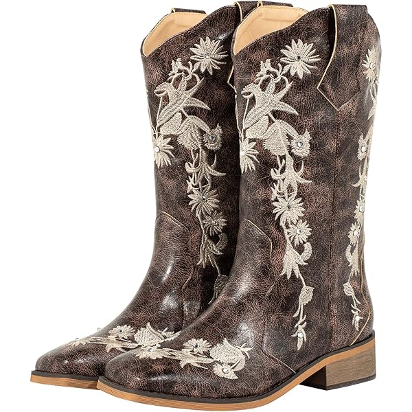 JUSTINREESS ENGLAND Adam Floral Lacet Imprimé Bottes Hommes