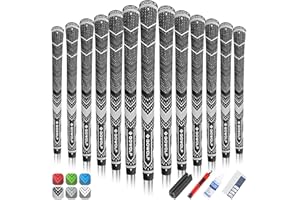Gowolf Golf Grip Cord Rubber Multi-compound Golf Driver Irons Club Choose 13 Grips with 15pcs Tapes Or Full Kit choose one