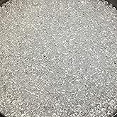1 X Crystal Clear Miyuki Japanese round rocailles glass seed beads 11/0 Approximately 24 gram 5 inch tube