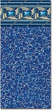 Amazon Com 24 Foot Round Beaded Pool Liner For 48 Inch Wall Pacific Diamond 25 Gauge Swimming Pool Liners Garden Outdoor